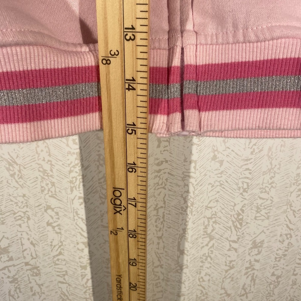 Barbie Girls Pink Embroidered Barbie‎ Core Doll Full Zip Hooded Jacket Size 5 - Picture 10 of 10